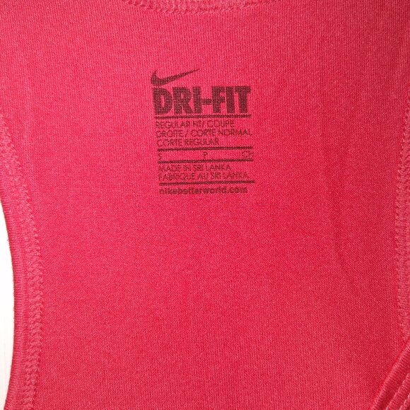 Nike RACERBACK Lot of 2 Small Blue Green Pink Drifit Sleeveless Tank Top Gym - Picture 2 of 3